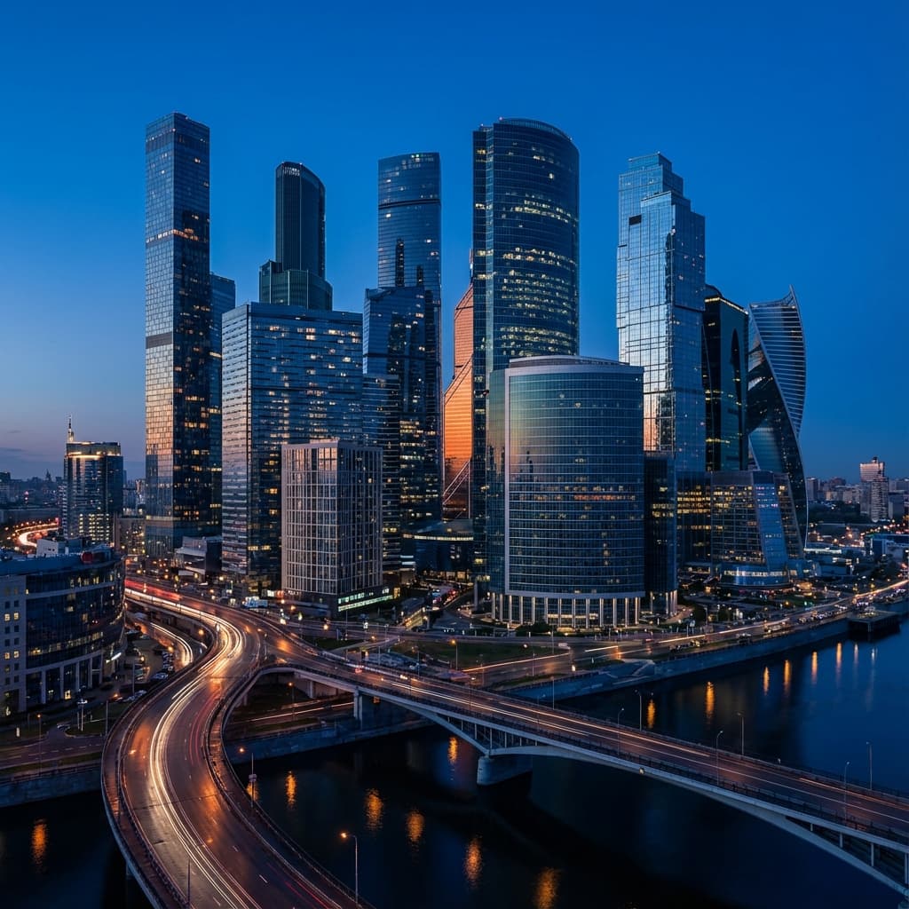 Modern architectural building